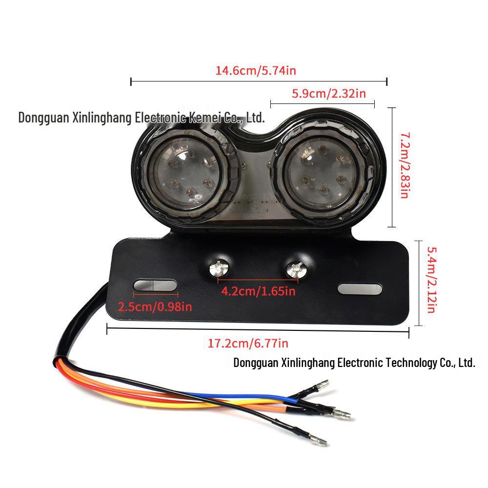 

Универсальный многофункциональный светодиодный задний фонарь для мотоцикла для модификаций