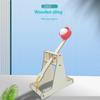 DIY Assembly Wooden Trebuchet Catapult Vehicle Model Kits Children Kids Scientific Experiment Small Physical Invention Toy Gift