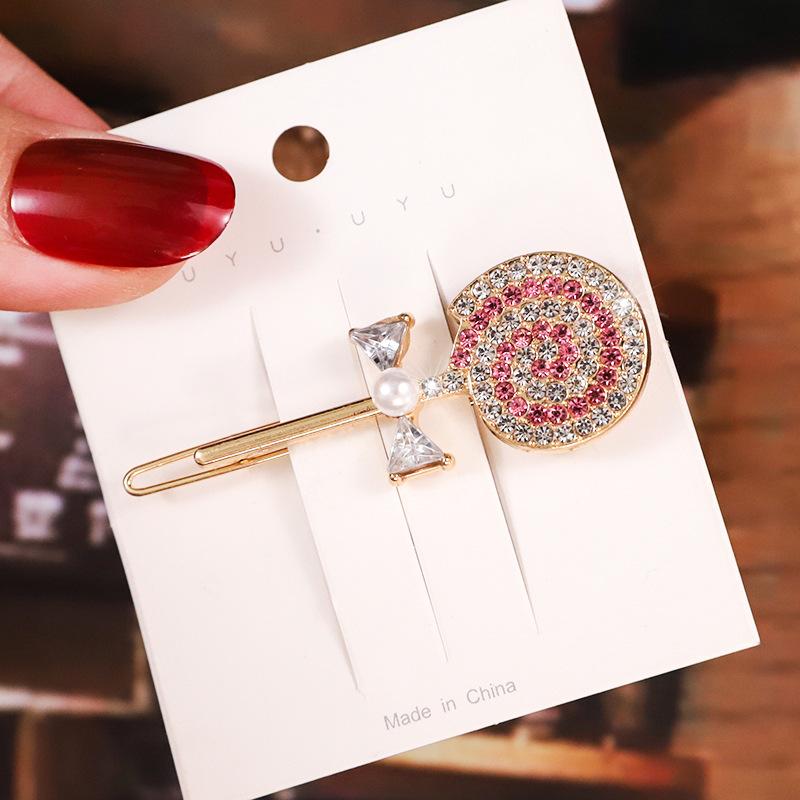 Elegant Rhinestone Hairpins Women Girls Pearl Hair Clips Pins Barrettes Accessories BB Hairclip Hairgrip Headdress