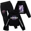 Children's Hooded Top And Pants Two-piece Tracksuit Set Long-sleeved Printed Sweatshirt Set