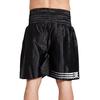LEONE 1947 Boxing Shorts, Unisex, Lightweight Satin with Elastic Waist, Size Small/Black, AB737 [Authentic]