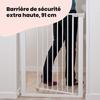 Barriere de sécurité enfant Easy Close Extra Tall - SAFETY 1ST - Métal - Blanc - Réglable de 73 a 80 cm