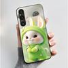 Case For Sony Xperia 1 V 2023 Candy Colored Shockproof Cover For Sony Xperia 1 VI (PDX245) Simple Flower Pattern Black Case