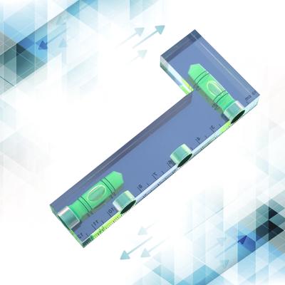 Livella Bidirezionale Trasparente con Forte Magnete Affidabile e Comoda Livella Versatile Plastica per il Miglioramento della Casa