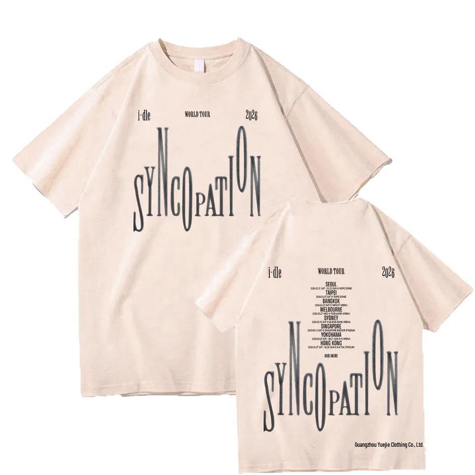 I-DLE Synation World Tour 2026 Kpop Tričko - Unisex Korejský Styl