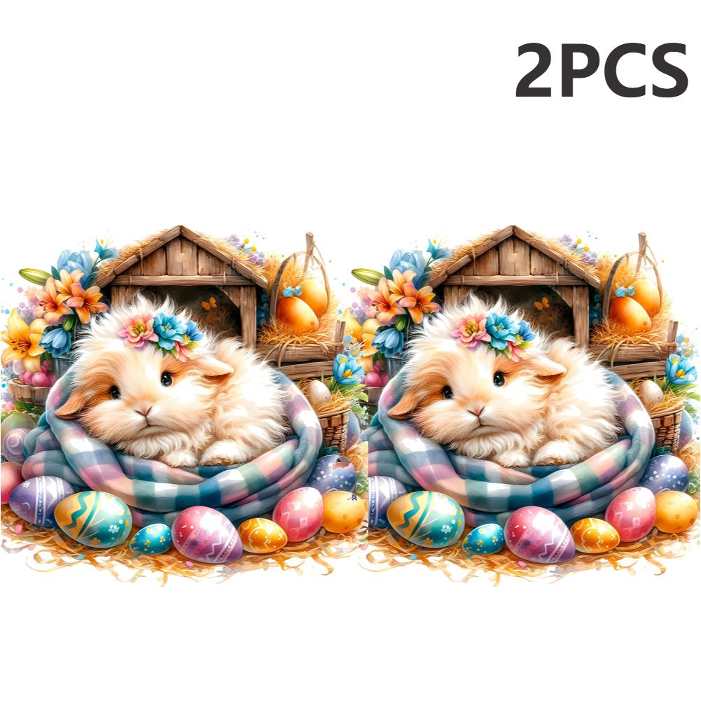2PC 5D DIY Full Round Drill Diamond Painting 2025 Easter Kit 30x30cm Household Decor Art HandCraft Deco for Bedroom Living Room