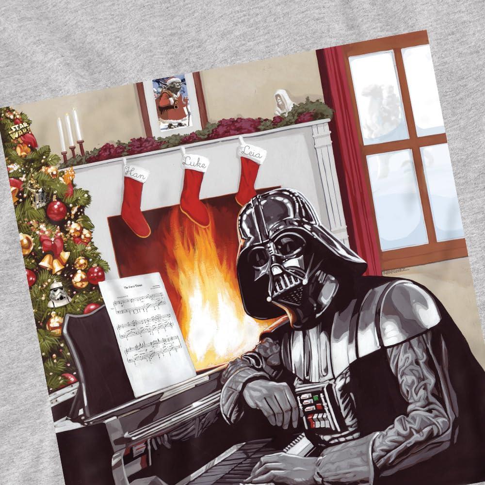 STAR WARS Mens Darth Vader Piano T-Shirt