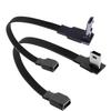 Mini USB Female To Type C Micro B Mini USB Male Adapter Mini T Type Female To Data Cable Charging Adapter 10CM 20CM 50CM 1M