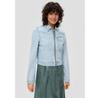 Women's s.Oliver Denim Jacket with a Shirt Collar (2144462) Blue