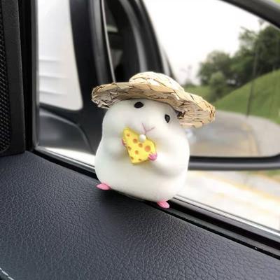 Simplicity PVC Hamster Decorate Adorkable Car Doll Mini Fall Prevention Decor