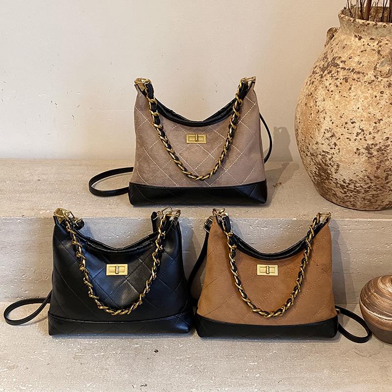 Women's 2025 High-End Retro Versatile Crossbody Shoulder Bag - European & American Fashion Dumpling Design