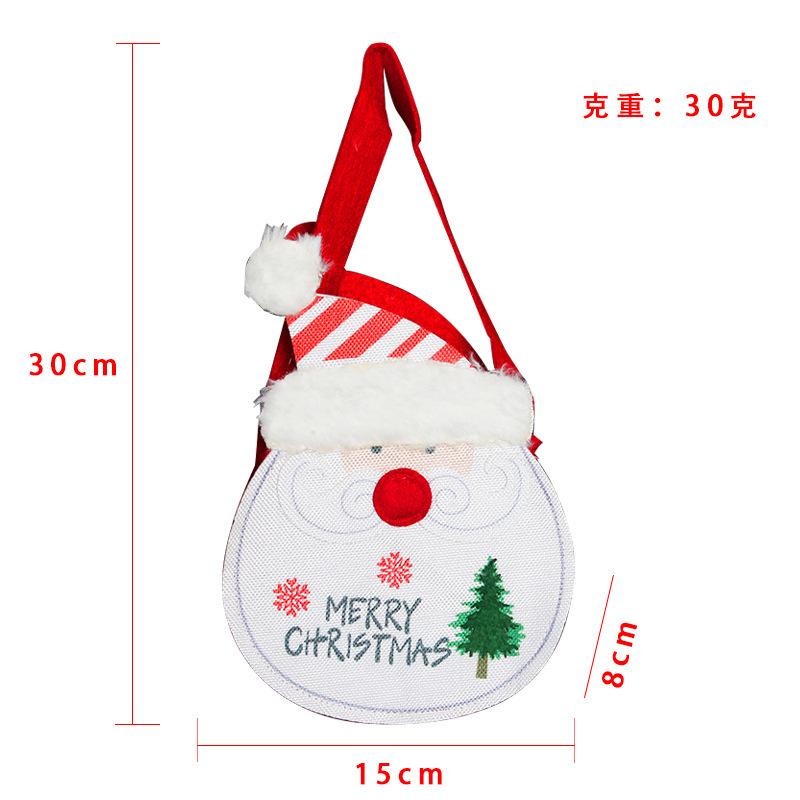 Santa Snowman Tote Bag Creative Holiday Children'S Candy Bag Gift Bag Christmas Decorations