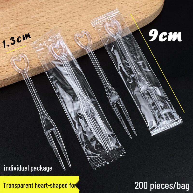 ZISIZ Disposable Fruit Fork Set