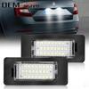 2x Canbus Error Free White Xenon 24 Led Підсвічування номерного знака Заміна лампи для Skoda 3 Octavia Rapid Superb B6 Yeti