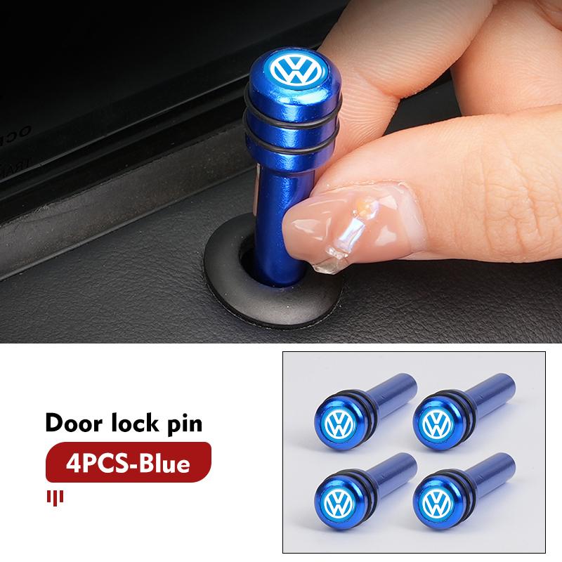 T27Car Door Lock Pin Knob Pull Security Insurance Accessories For Volkswagen VW Scirocco Passat Polo B5 B6 B7 CC Tiguan Sharan