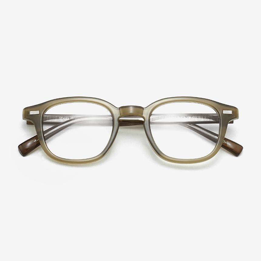 Seutailwokeu Style1 Kk_Khaki Stylework Eyeglass Frames