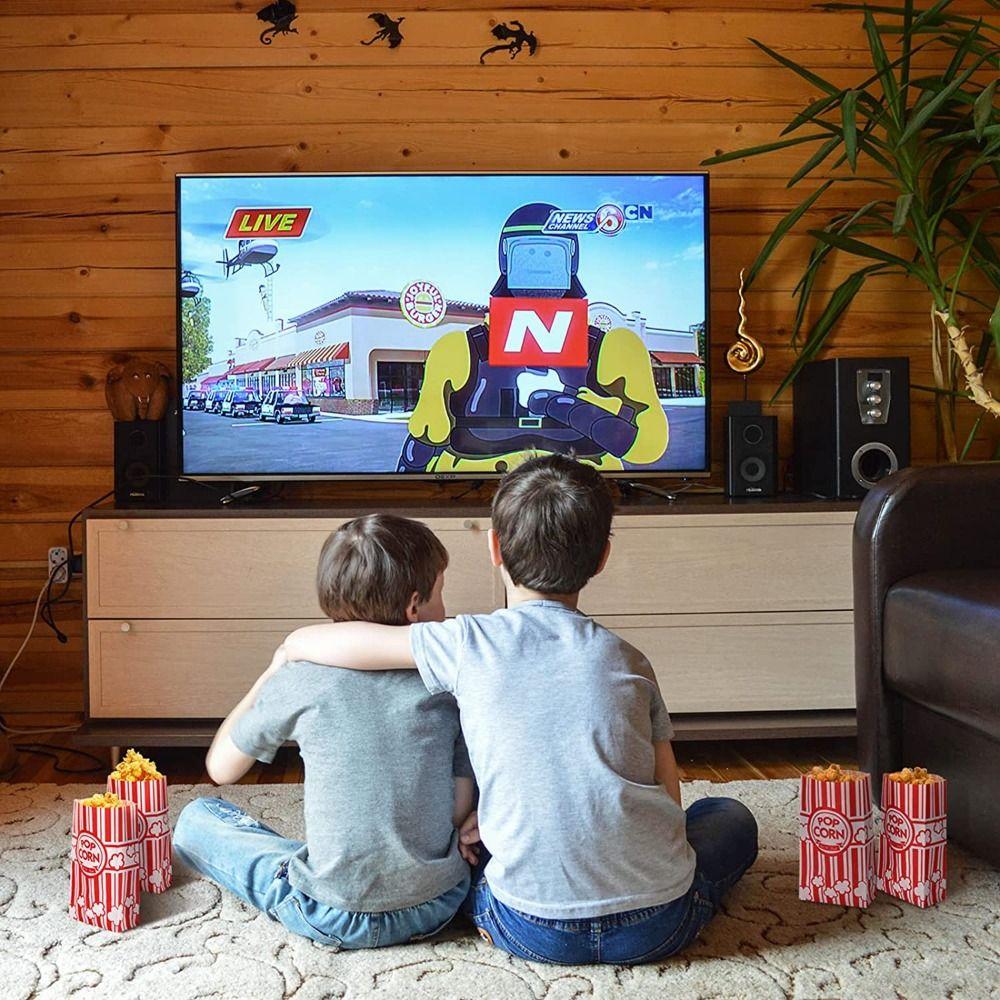 For Party Cinema Leak-proof Potato Chips Boxs Popcorn Bags Popcorn Container Popcorn Sleeve