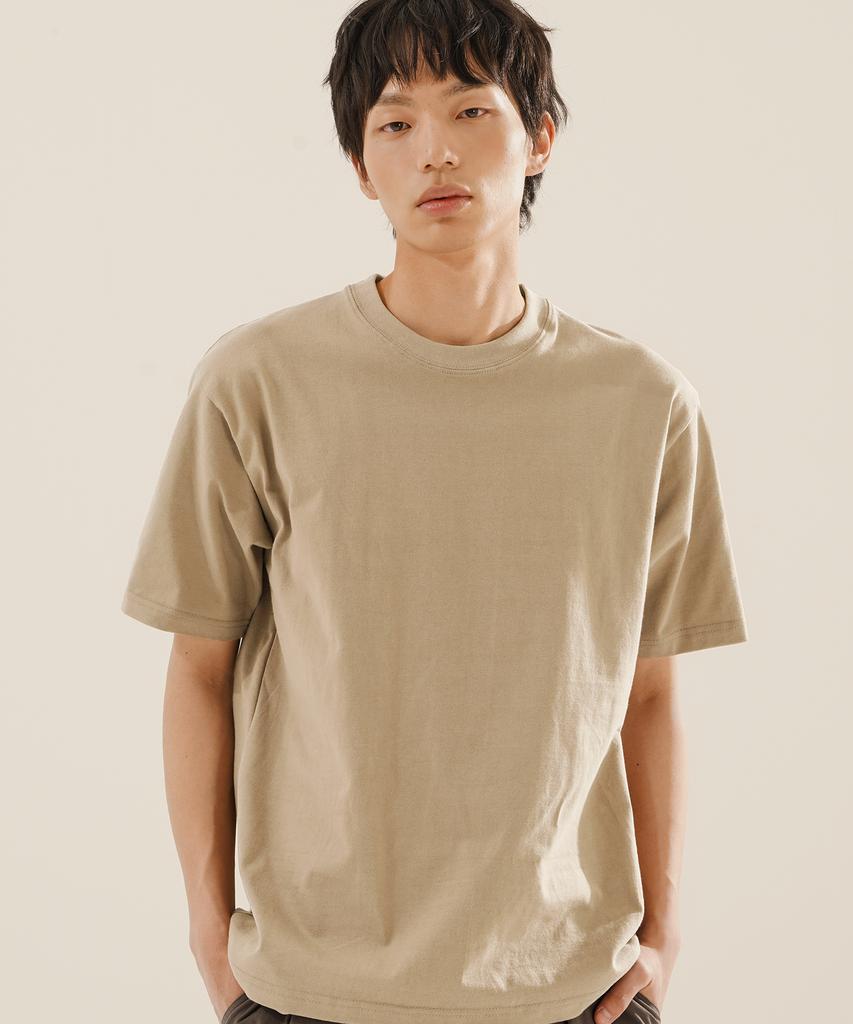 JEMUT [2Pack] Effect Regular Short Sleeve T-Shirt Oyst2624 (A Type)