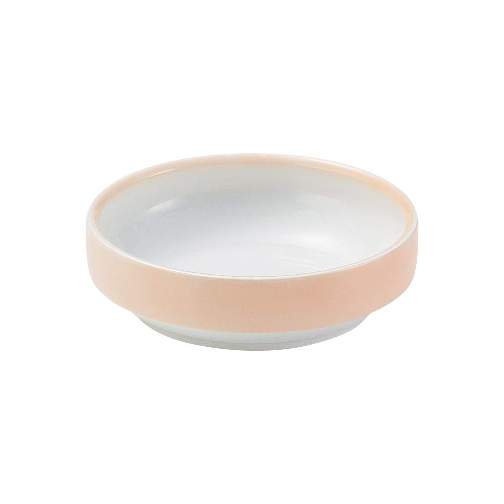 

[Official] OGISO [Reinforced Porcelain Easy-Scoop Dish (Large)] 14.5cm Round Plate, Gradient Orange