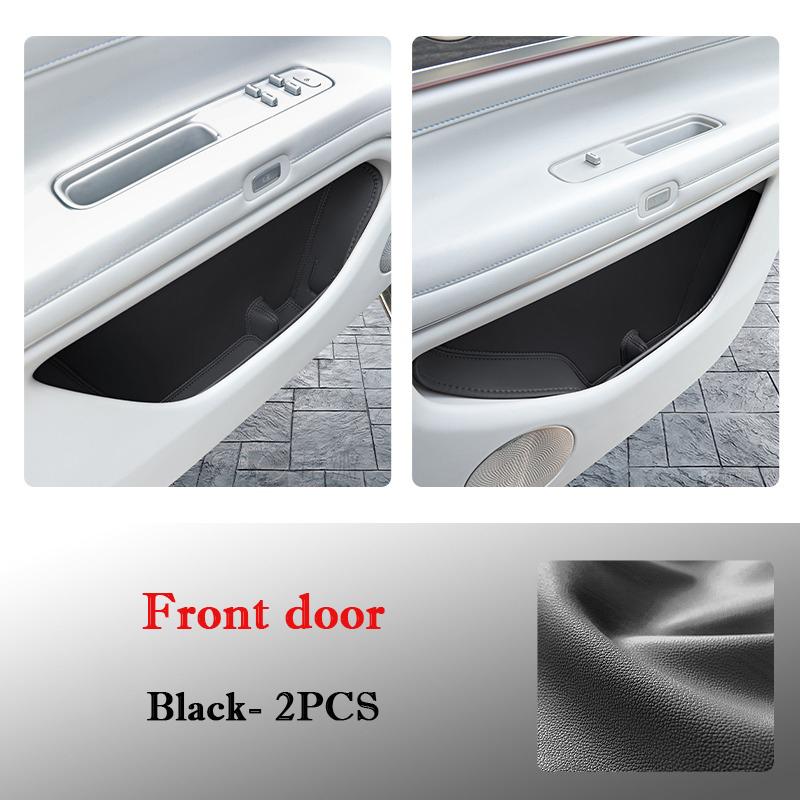 For Huawei Aito M5 M7 M9 2026 2026 Car Door Slot Storage Box Leather Protective Pad Cover WaterProof Barrel Interior Accessories