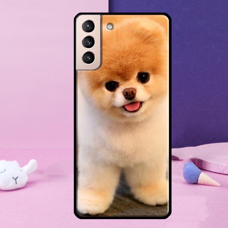 Pomeranian Dog Phone Case For Samsung Galaxy S24 Ultra S25 Ultra S9 S10 S20 S21 S22 Plus S23 S24 FE Cover