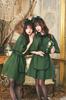 Clearstone Halloween Cosplay Western-Style Maid Mini Dress, Women's, Size M, Green