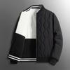 High-end Men's Autumn and Winter Double-sided Cotton-padded Clothes, New Business Baseball Collar Jacket, Casual Jacket, Large-size Cotton Clothes.