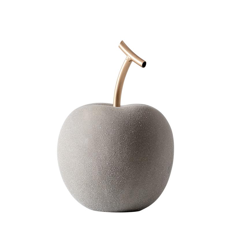 figurines Creative Ceramic Apple sculptur Decoration TV cabinet home decor apple ornaments abstract decor statue abstract decor