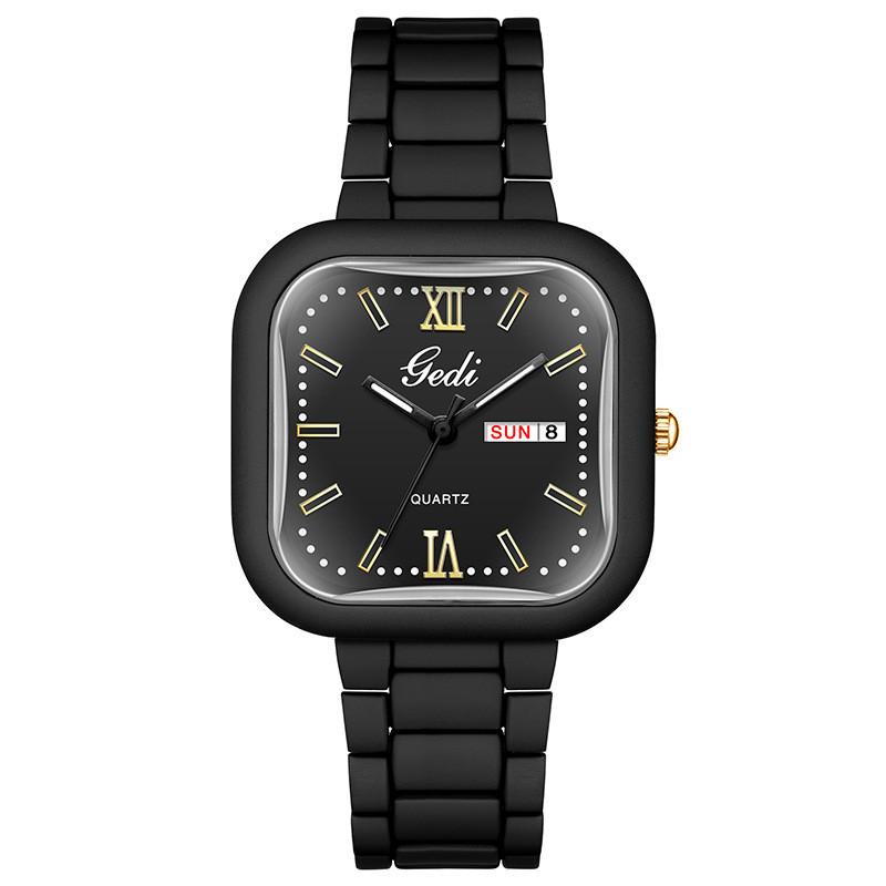 Gedi Fashion Female Watch With Calendar Function Waterproof Quartz For Office And Daily Wear