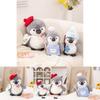 Cartoon Penguin Plush Toy With Polyester Fiber Filling For Childrens Gift And Room Decor