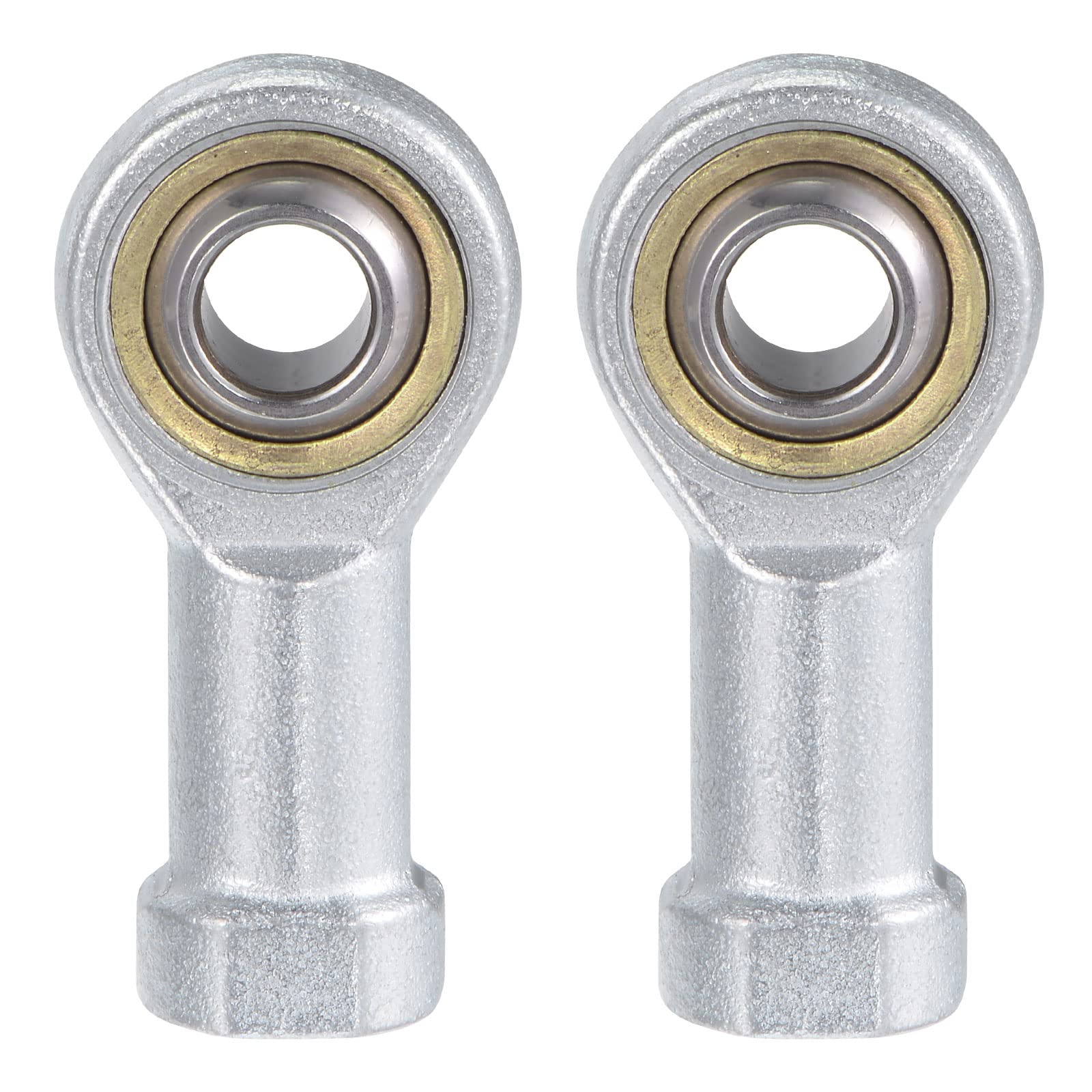 

uxcell SI10TK PHSA10 Spherical Rod End Bearings 10mm Bore Self-Lubricating Joint Bearings M10x1.5 Right Female Threaded Connector, Pack of 2 10mm