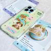 Puppy Birthday Party Original Illustrator Magnetic Stand Phone Case for IPhone17promax for Apple
