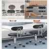 Adjustable Swivel Bar Stool with Backrest