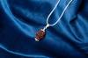 Natural 3 Mukhi Rudraksha 925 Siver Pendant | Bead For Courage, Focus, Positive Energy, Spiritual Energy & Healing Bead | Organic & Lab Certified