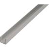 U-Profil - Aluminium silber eloxiert 1000 x 18 x 20 mm
