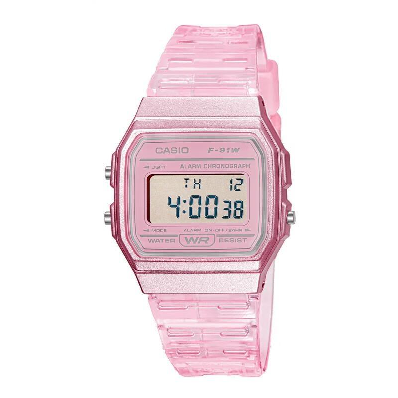 Casio Resin Case Resin Strap Women's Quartz Watch F-91WS-4