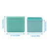Double Layer Makeup Remover Cotton Box With Tweezers Wide-Mouth Flip Storage Box Cover Cotton Pads Organizer Nail Art Tool Case