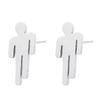 Silver Earring Women Unique Earrings (1 Pair)