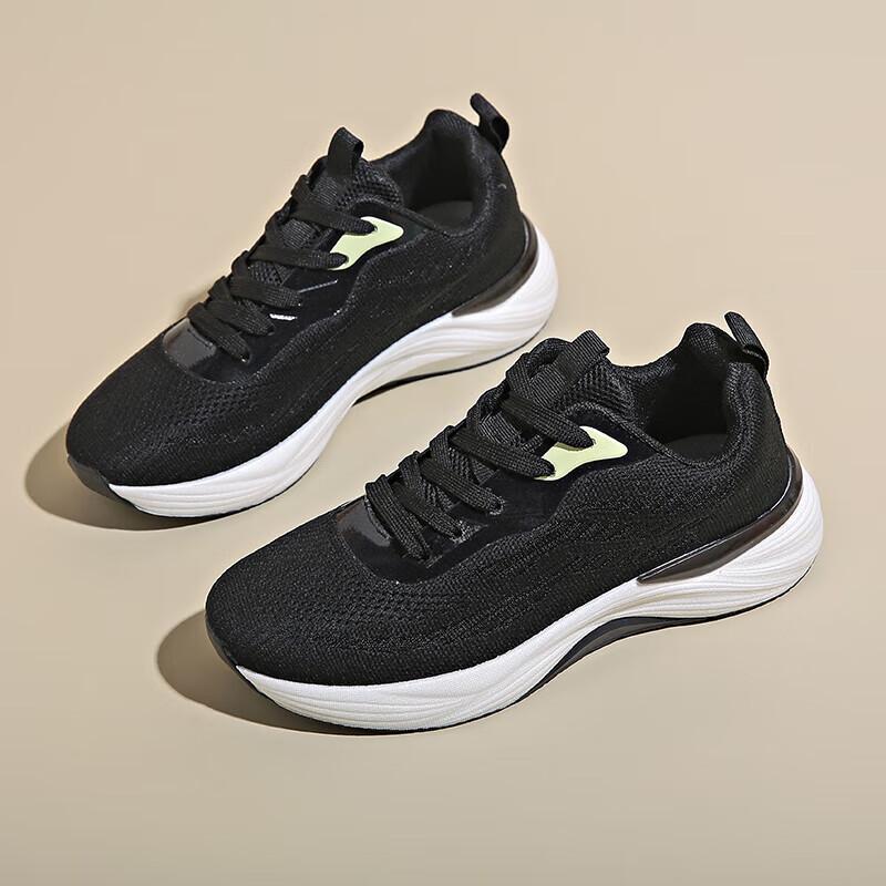 Summer brand women's shoes 2025 new mesh breathable sports shoes women's soft-soled casual running shoes lightweight mesh shoes tide