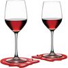 2PCS Heat Insulation Christmas Felt Coasters Antifouling Cup Mat Drink Pads Coasters  New Year