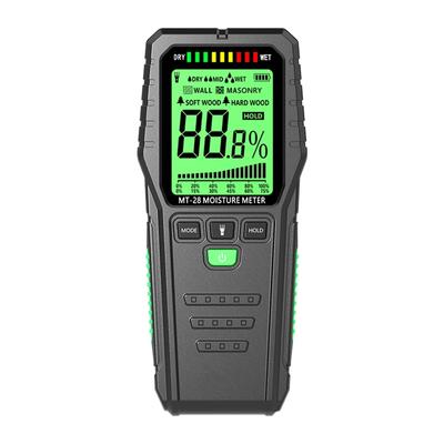 Pinless Wood Moisture Meter with High Sensitivity Sensor Non-Destructive Moisture Detector for Wood Brick Floor Auto-off