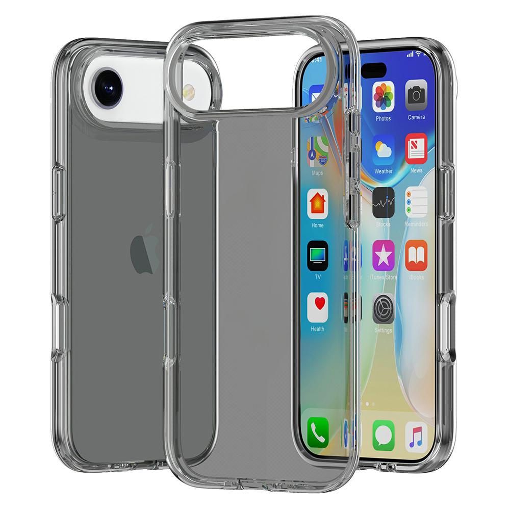 For iPhone 17 Air Case PC+TPU Shockproof Clear Phone Cover