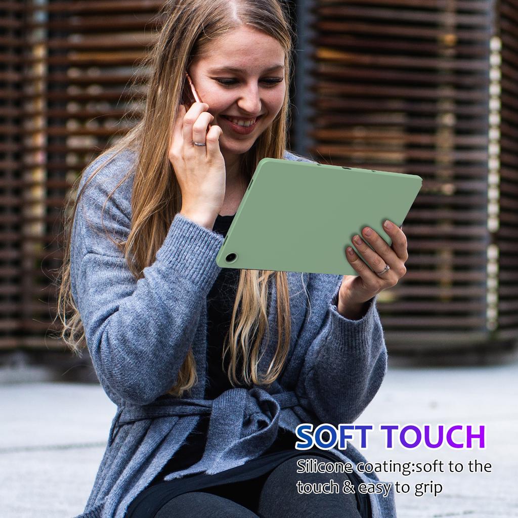 Για Samsung Galaxy Tab A9+ Θήκη Tablet Υγρή Σιλικόνη Προστατευτικό Κάλυμμα