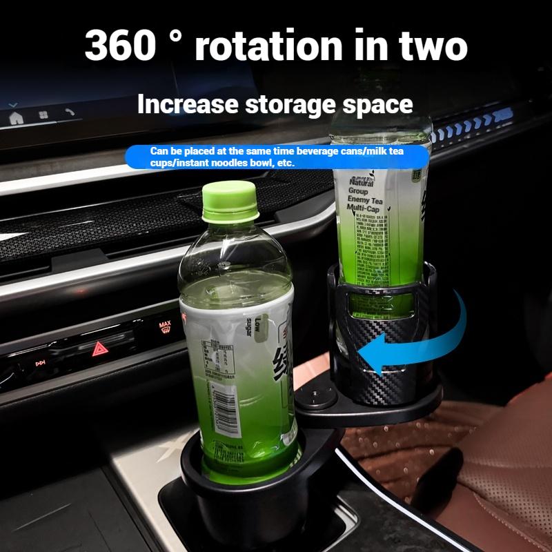4 In 1 Car Cup Holder For BMW X5 G05 2025-2025 Car Cup Holder Car Extender Multifunctional Rotating Car Cup Holder