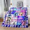 Gymnastics Dreams In Colors Blankets Are Suitable for Living Rooms, Bedrooms, Camping, and Other Places, Making Them an Ideal Choice for Gifts.