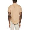 Polo Ralph Lauren SS24 Pony Embroidered Single-Breasted Loose Short Sleeve Shirt Men shirts Light-Brown 710795452-011