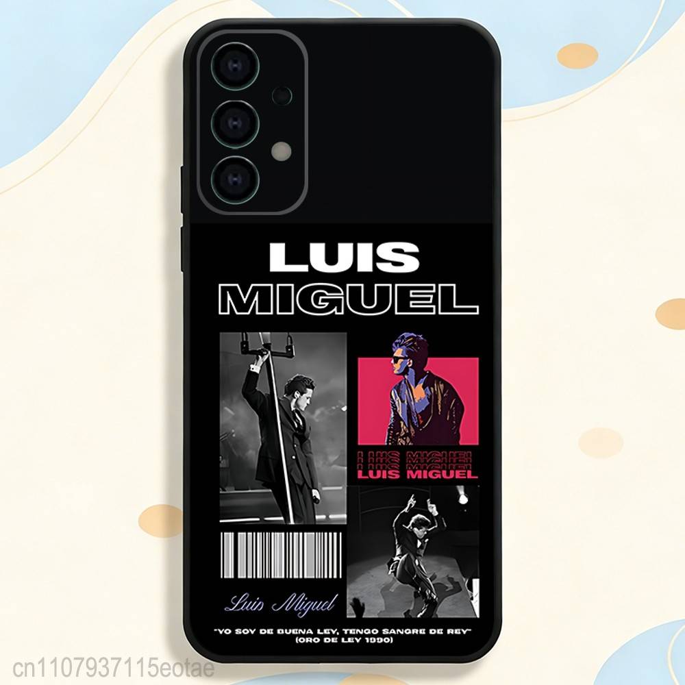 Luis M-Miguel 20 ANos Romance Case for Samsung S series s21 s22 s23 s24 s25 S26 FE Plus Ultra TPU Soft to Skin-friendly case