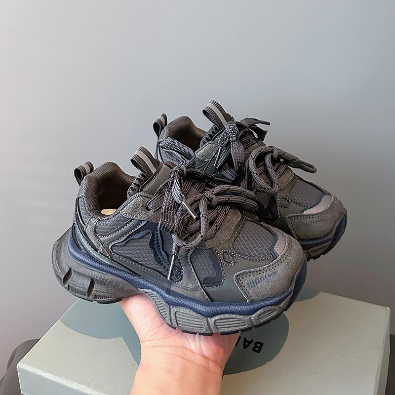 Children's Sports Shoes 2025 Autumn and Winter New Boys' Running Shoes Fashion Girls' Dad Shoes Velvet Two Cotton Casual Shoes