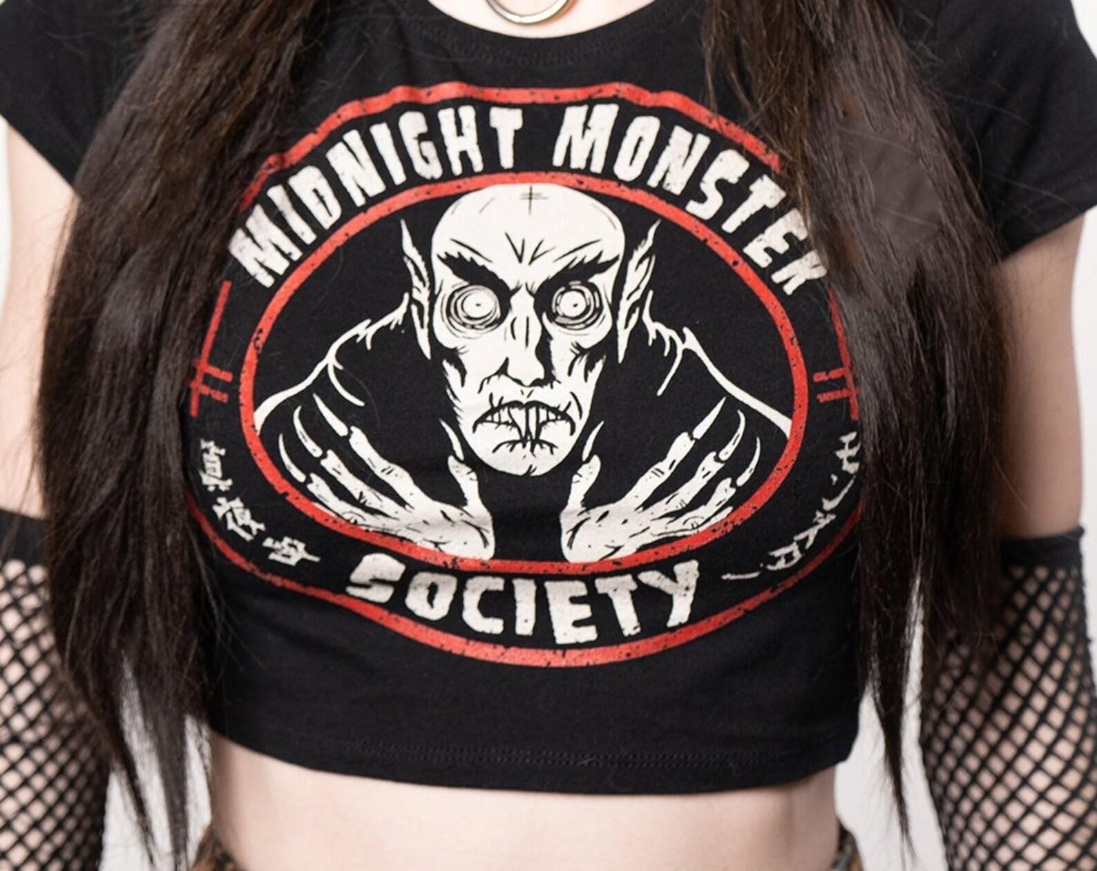 Midnight Monster Society, Vampire Fiend Crop Top 4XL