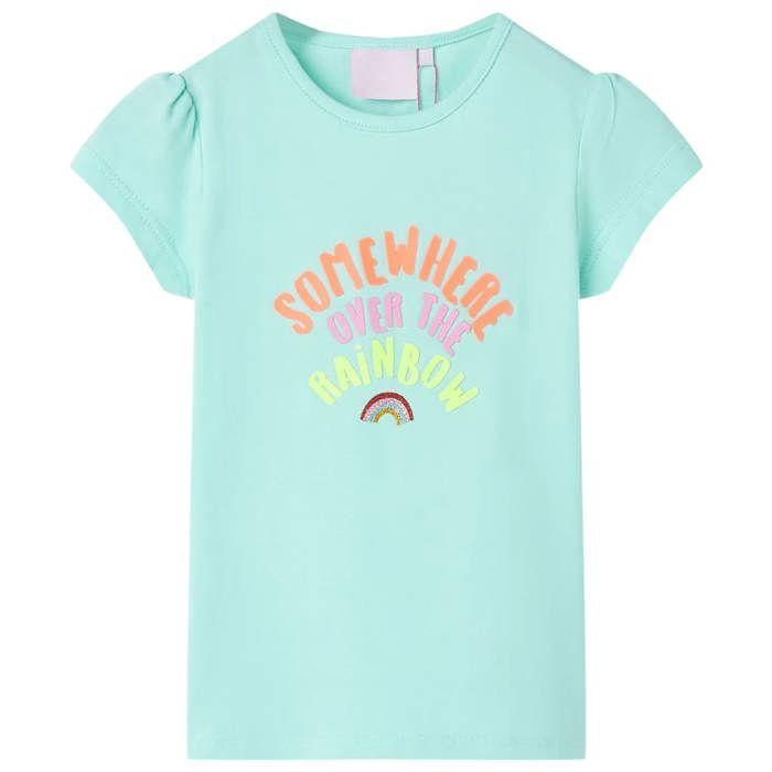 T-shirt pour enfants aqua clair 92/104/116/128/140